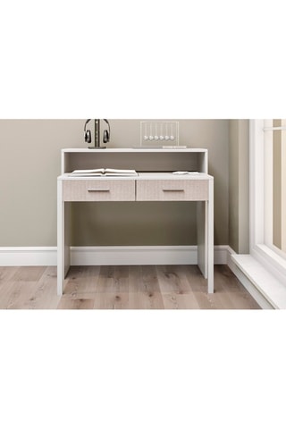 Bureau 2 tiroirs - 99 x 88 x 66 cm