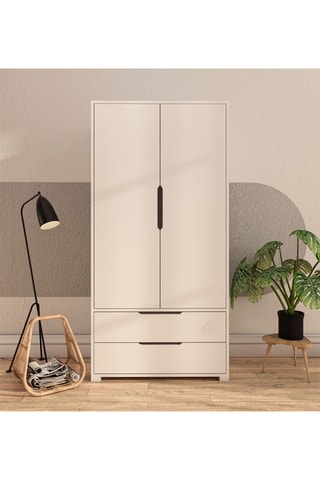 Armoire 2 portes - 90 x 183 x 45 cm