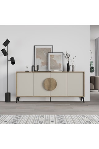 Console 4 portes - 180 x 43 x 82 cm