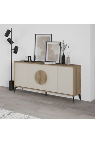 Console 4 portes - 180 x 43 x 82 cm