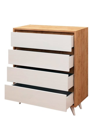 Commode 4 tiroirs Suvera - 70 x 86 x 40 cm