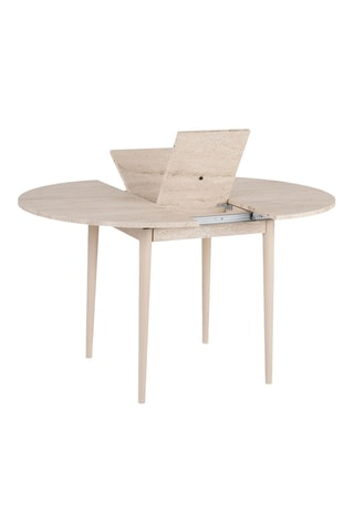 Table à manger ovale extensible Viona - 100/131 x 75 x 100 cm