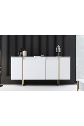 Buffet 4 portes - 160 x 80 x 35 cm