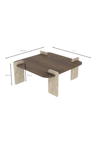 Table basse Coffee - 90 x 90 x 40 cm