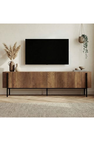 Meuble TV 2 portes Nexus - 180 x 45 x 30 cm