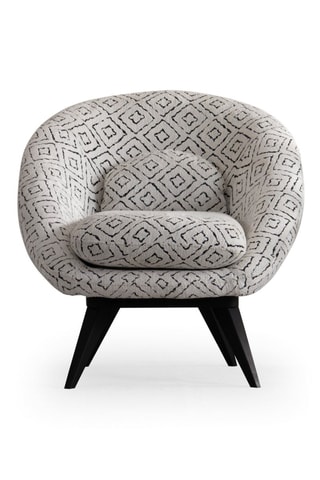 Fauteuil en bois - Gris - En polyester