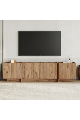 Meuble TV 4 portes - 180 x 46,2 x 35 cm