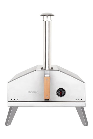 Pizza-oven op gas - Roestvrij staal - 450 °C