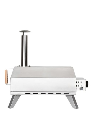 Pizza-oven op gas - Roestvrij staal - 450 °C