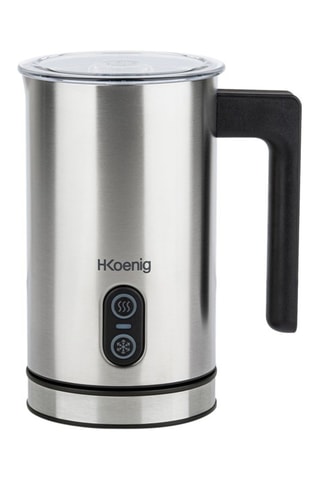 Elektrische Melkopschuimer - 0,24 l - Zilverkleurig en zwart