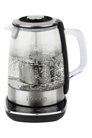 Waterkoker met thee- infuser - 1,5 l - 2200 W - Grijs
