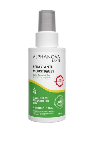 Spray anti-moustiques bio Zones tempérées - 75 ml