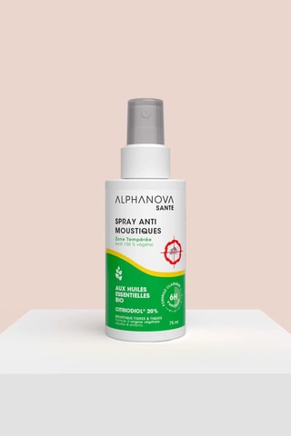Spray anti-moustiques bio Zones tempérées - 75 ml