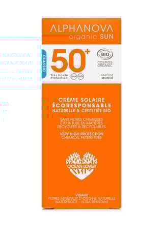 Lait solaire bio SPF50+ - 50 ml