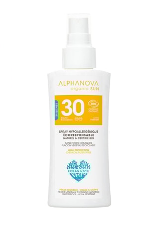 Spray solaire bio SPF30 Hypoallergénique - Peaux sensibles - 90 ml