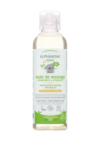 Huile de massage bio - Peaux délicates - 100 ml