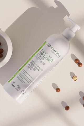 Lait de massage bio Prévention vergetures - 400 ml