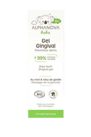 Gel gingival premières dents bio Alphanova bébé - 20 ml