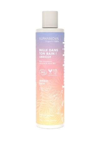 Bain moussant bio Alphanova kids - Abricot - Peaux délicates - 250 ml