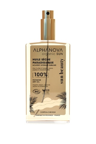 Huile sèche paradisiaque bio Alphanova Organic Sun beauty - 100 ml