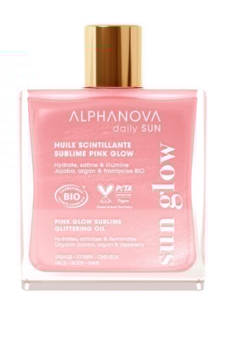 Huile sublime scintillante Pink Glow - SPF50 - 50 ml
