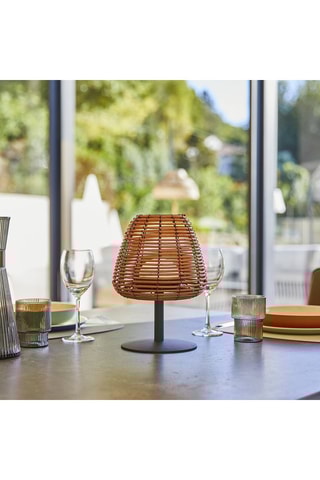 4 lampade da tavolo LED Boheme - 1,2 W - Marrone - 8 h di autonomia - Classe G