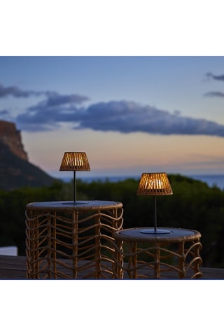 4 lampade da tavolo LED Boheme - 1,2 W - Beige - 14 h di autonomia - Classe G