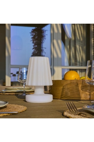 2 lampade da tavolo LED Lady Mini - 0,2 W - Bianco - 8 h di autonomia - Classe G