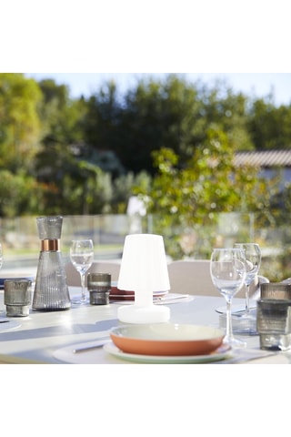 2 lampade da tavolo LED Lady Mini - 0,2 W - Bianco - 8 h di autonomia - Classe G