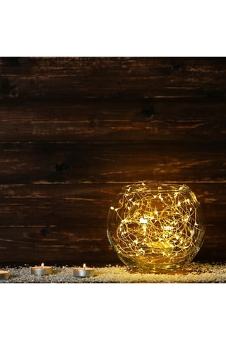 2 decorazioni a energia solare skinny 100 LED Skinny - Dorato - 11,9 m