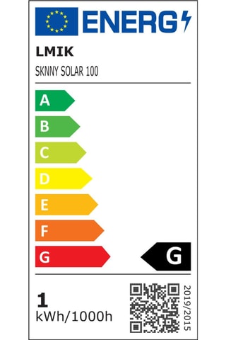 2 decorazioni a energia solare skinny 100 LED Skinny - Dorato - 11,9 m