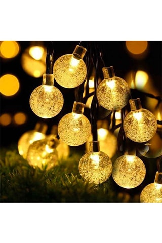 2 decorazioni a energia solare luminose Festy White Festy - Giallo - 580 cm