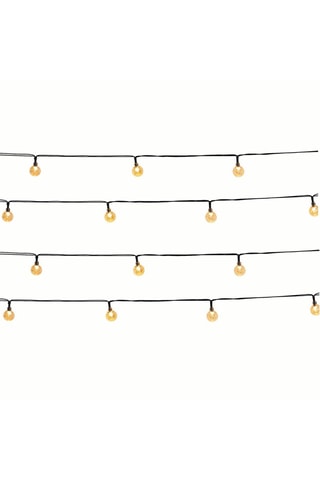 2 decorazioni a energia solare luminose Festy White Festy - Giallo - 580 cm