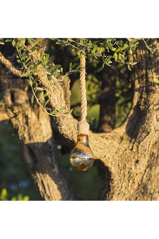 Lampada da terra solare LED Cordy - Beige