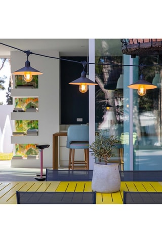 Decorazione da esterno in rattan LED Hawaii - Bianco caldo - 1 W