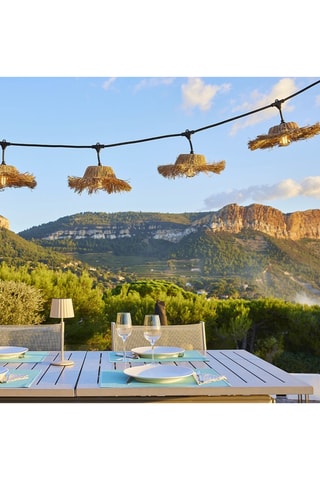 2 decorazioni da esterno 14 LED Tahiti - Bianco caldo - 2 x 1 W