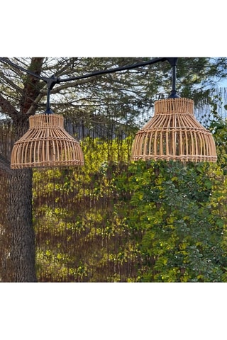 Decorazione solare LED Fantasy Cord Solar - Bianco caldo