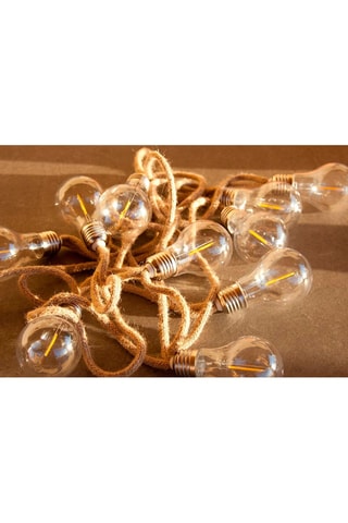 Lampadario a energia solare LED Formentera in polirattan - Bianco caldo - 1 W