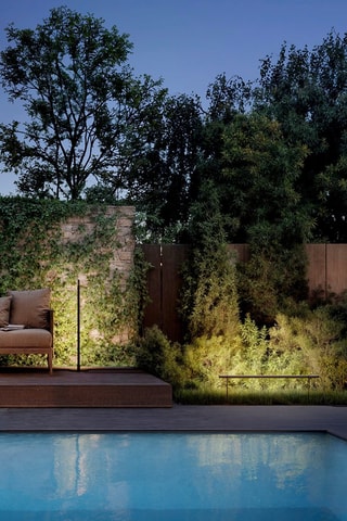 Lampioncino a energia solare LED Stem mini - Nero - 2 W