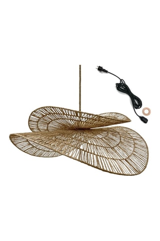 Lampadario Solara Neutro e nero