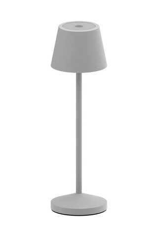 Lampada da tavolo LED ricaricabile Emily - Grigio chiaro