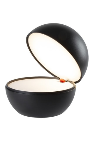 Lampada da tavolo senza cavo GOOD NIGHT Nero
