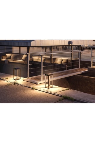 Decorazione luminosa ricaricabile Mini Vinty Light Hybrid - 600 cm-Bianco caldo - IP64