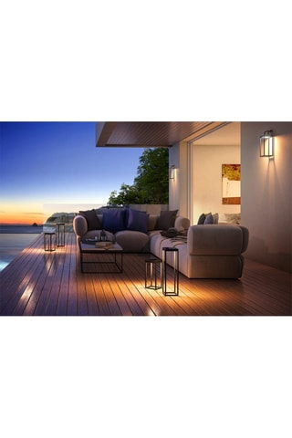 Lanterna a energia solare ricaricabile HANDY MINI Grigio H33cm