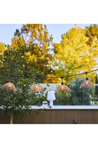 Decorazione luminosa Hawaii - 6 m-Bianco caldo