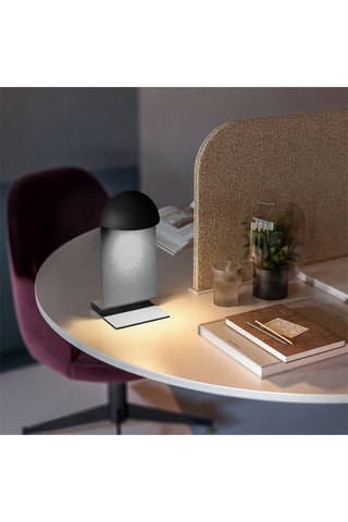 Lampada da terra LED Tall Bohème - Nero e marrone-154 cm