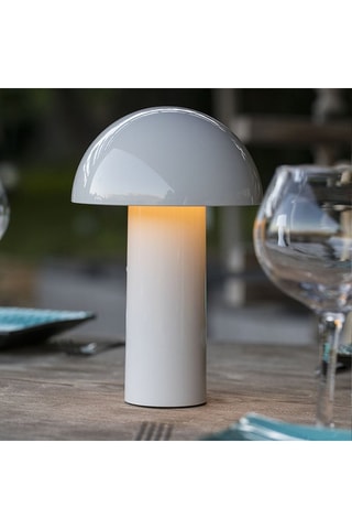 2 lampade da tavolo LED Tod - 7,5 W - Bianco - 5 h di autonomia - Classe F