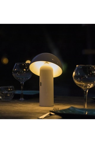 2 lampade da tavolo LED Tod - 7,5 W - Bianco - 5 h di autonomia - Classe F