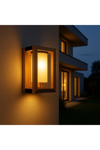 Applique LED Seraphina - 2,2 W - Legno - 16 h di autonomia - Classe A