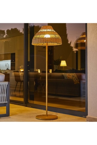 Lampada a LED senza fili in legno Elion - Neutro